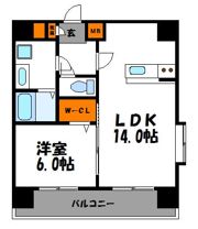 トレッタ北天神の間取り画像