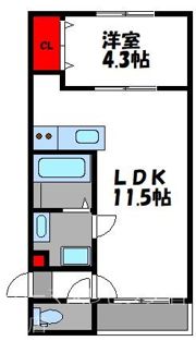ソアース和白駅前の間取り画像