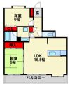 エバーライフリオ筑紫野IIの間取り画像