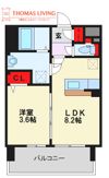 グラン ソレイユ大橋の間取り画像