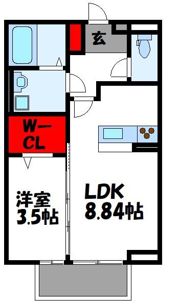 ソフィア新宮IIIの間取り画像