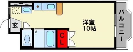COCO白木原の間取り画像