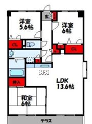 ヴィヴィットブルーの間取り画像