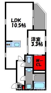 Crecia千早の間取り画像