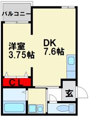 Lots二日市の間取り画像