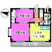タウンコート長住の間取り画像