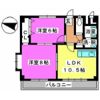 タウンコート長住の間取り画像