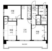 グランドアビタシオン平尾の間取り画像
