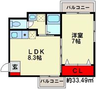 エスティ21の間取り画像