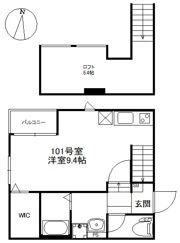 ボニート佳の間取り画像