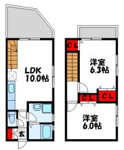 オレンジエールの間取り画像