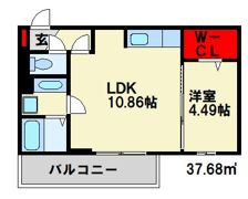 D-roomアスキムの間取り画像