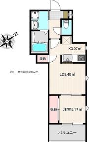 SMILEAX九産大前の間取り画像