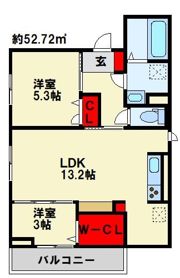 トリシアTAKEIIIの間取り画像