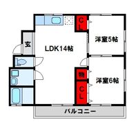 アザレア中野の間取り画像