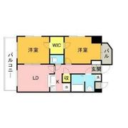 グラシア大濠の間取り画像