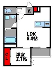 G-smart和白の間取り画像