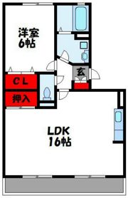 ボヌール新宮 B棟の間取り画像