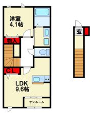 コンフォルト・Cの間取り画像