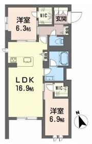 シャルマン大橋の間取り画像