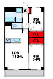 クリスタルヴィラ IIの間取り画像