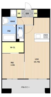 LIBTH大橋の間取り画像