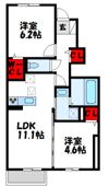 D-ROOM昴の間取り画像