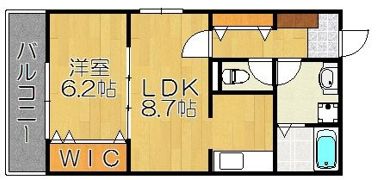BOX福大通りの間取り画像