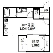 ポラリス小田部の間取り画像