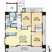 アンピール六本松の間取り画像