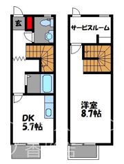CasaJR箱崎IIの間取り画像