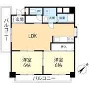 メゾンドール桜坂の間取り画像