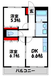 サンフィールドの間取り画像