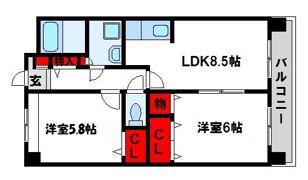 パークアベニュー自由ヶ丘の間取り画像