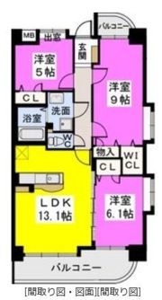 エスポワールの間取り画像