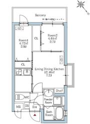 リアンプレミアム室見ステーションの間取り画像