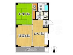 シャトレ太宰府Iの間取り画像