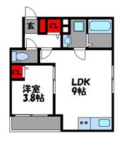 エスペランサ和白の間取り画像