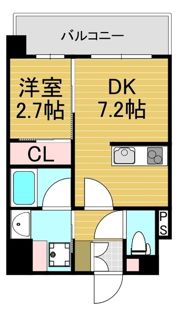 アルティザ大橋駅前の間取り画像