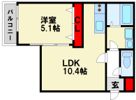 エレガンシア二日市西の間取り画像