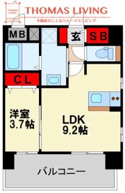 Nine Ogusuの間取り画像