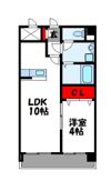 スカイシャトレ原町の間取り画像