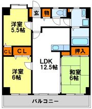 ソレアードエフの間取り画像
