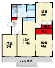 ファミールしのはらの間取り画像