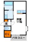 ホワイトショコラ二日市の間取り画像