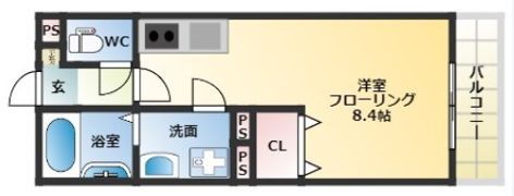 THE NOBLES針摺南の間取り画像