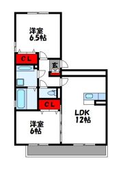 ルミエール南里の間取り画像