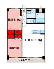 グリーンヒルズR＆Kの間取り画像