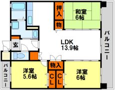 YZパティオの間取り画像