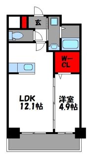 シャルマン土井IIの間取り画像